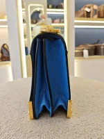 Prada, Cahier Bag , , Blue, Like New - Image 11