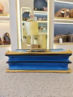 Prada, Cahier Bag , , Blue, Like New - Image 12