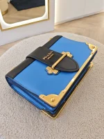 Prada, Cahier Bag , , Blue, Like New - Image 15