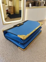 Prada, Cahier Bag , , Blue, Like New - Image 20