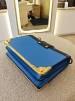 Prada, Cahier Bag , , Blue, Like New - Image 21
