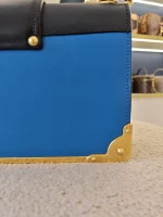 Prada, Cahier Bag , , Blue, Like New - Image 28