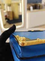 Prada, Cahier Bag , , Blue, Like New - Image 29