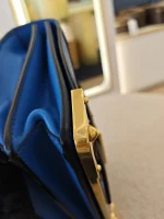 Prada, Cahier Bag , , Blue, Like New - Image 30