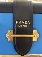 Prada, Cahier Bag , , Blue, Like New - Image 31