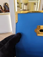 Prada, Cahier Bag , , Blue, Like New - Image 41
