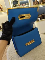Prada, Cahier Bag , , Blue, Like New - Image 43
