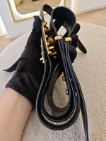 Prada, Cahier Bag , , Blue, Like New - Image 60