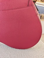 Dior, Saddle Bag, Medium, Red, Like New - Image 14