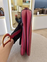 Dior, Saddle Bag, Medium, Red, Like New - Image 17