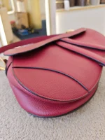 Dior, Saddle Bag, Medium, Red, Like New - Image 19