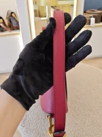 Dior, Saddle Bag, Medium, Red, Like New - Image 27