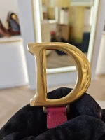 Dior, Saddle Bag, Medium, Red, Like New - Image 32