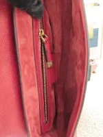 Dior, Saddle Bag, Medium, Red, Like New - Image 34