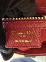 Dior, Saddle Bag, Medium, Red, Like New - Image 39