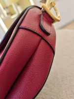 Dior, Saddle Bag, Medium, Red, Like New - Image 48
