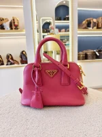 Prada, Prada Saffiano Lux Mini Promenade Bag, Mini, Pink, Very Very  Good - Image 2