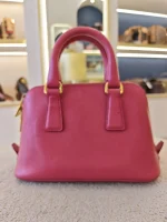 Prada, Prada Saffiano Lux Mini Promenade Bag, Mini, Pink, Very Very  Good - Image 11