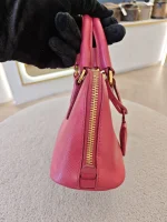 Prada, Prada Saffiano Lux Mini Promenade Bag, Mini, Pink, Very Very  Good - Image 12