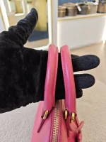 Prada, Prada Saffiano Lux Mini Promenade Bag, Mini, Pink, Very Very  Good - Image 13