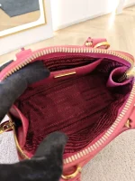 Prada, Prada Saffiano Lux Mini Promenade Bag, Mini, Pink, Very Very  Good - Image 18