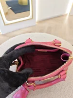 Prada, Prada Saffiano Lux Mini Promenade Bag, Mini, Pink, Very Very  Good - Image 21