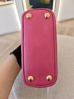 Prada, Prada Saffiano Lux Mini Promenade Bag, Mini, Pink, Very Very  Good - Image 31