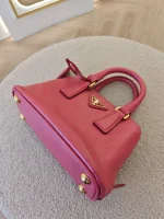 Prada, Prada Saffiano Lux Mini Promenade Bag, Mini, Pink, Very Very  Good - Image 34
