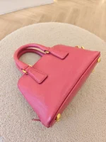 Prada, Prada Saffiano Lux Mini Promenade Bag, Mini, Pink, Very Very  Good - Image 36