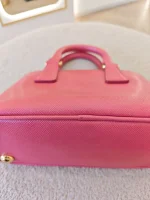 Prada, Prada Saffiano Lux Mini Promenade Bag, Mini, Pink, Very Very  Good - Image 40