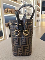 Fendi, Mon Tresor Bucket Bag, Mini, Brown, Very Very  Good - Image 10