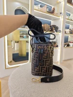 Fendi, Mon Tresor Bucket Bag, Mini, Brown, Very Very  Good - Image 12