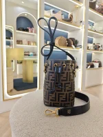 Fendi, Mon Tresor Bucket Bag, Mini, Brown, Very Very  Good - Image 13