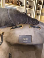 Fendi, Mon Tresor Bucket Bag, Mini, Brown, Very Very  Good - Image 26
