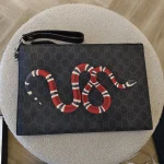 Gucci, Pouch with Kingsnake, , Black, Very Very  Good - Image 2