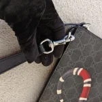 Gucci, Pouch with Kingsnake, , Black, Very Very  Good - Image 7
