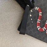 Gucci, Pouch with Kingsnake, , Black, Very Very  Good - Image 8