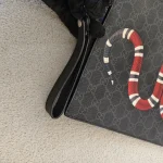 Gucci, Pouch with Kingsnake, , Black, Very Very  Good - Image 9