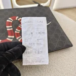 Gucci, Pouch with Kingsnake, , Black, Very Very  Good - Image 17