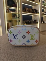 Louis Vuitton, Nice Nano, Nano, White, Very Very  Good - Image 7