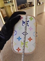 Louis Vuitton, Nice Nano, Nano, White, Very Very  Good - Image 30