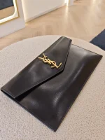 YSL, Uptown Pouch, , Black, Very Like New - Image 15