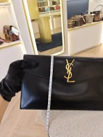 YSL, Uptown Pouch, , Black, Very Like New - Image 35