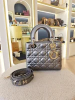 Dior, Lady, Small, Metallic, Very Very  Good - Image 5