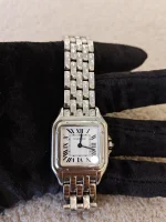 Cartier, Panthere, MM, Silver, Like New - Image 13