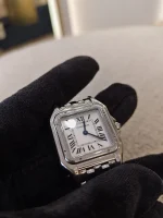 Cartier, Panthere, MM, Silver, Like New - Image 24