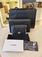 Chanel, Zippy Card Holder, , Black, New - Image 2