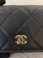 Chanel, Zippy Card Holder, , Black, New - Image 8