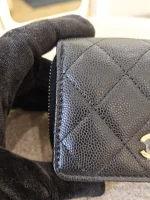 Chanel, Zippy Card Holder, , Black, New - Image 10