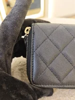 Chanel, Zippy Card Holder, , Black, New - Image 13